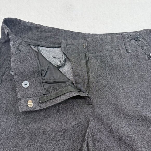 Sandro Sportswear Sailor Wide Leg Cropped Capri Pants Stretch Womens 14 Preppy - Picture 4 of 12